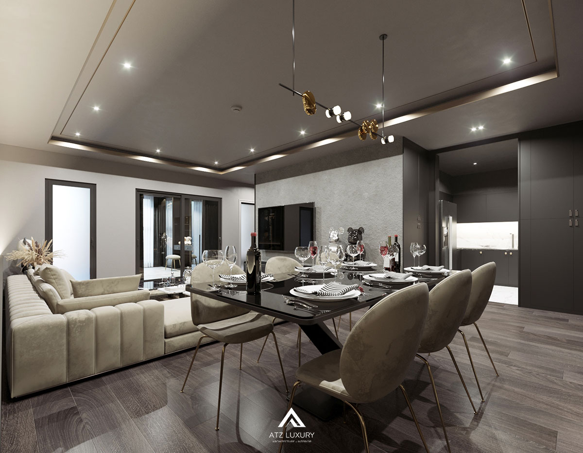 Thiết kế nội thất chung cư King Palace căn 94m2