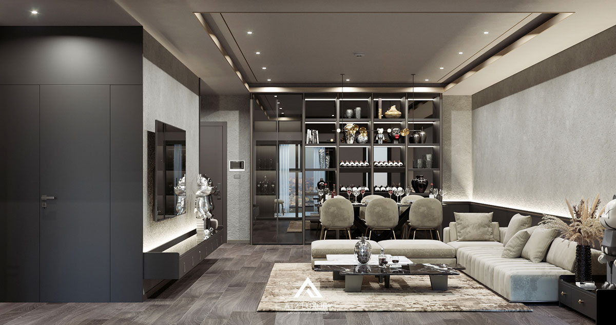 Thiết kế nội thất chung cư King Palace căn 94m2