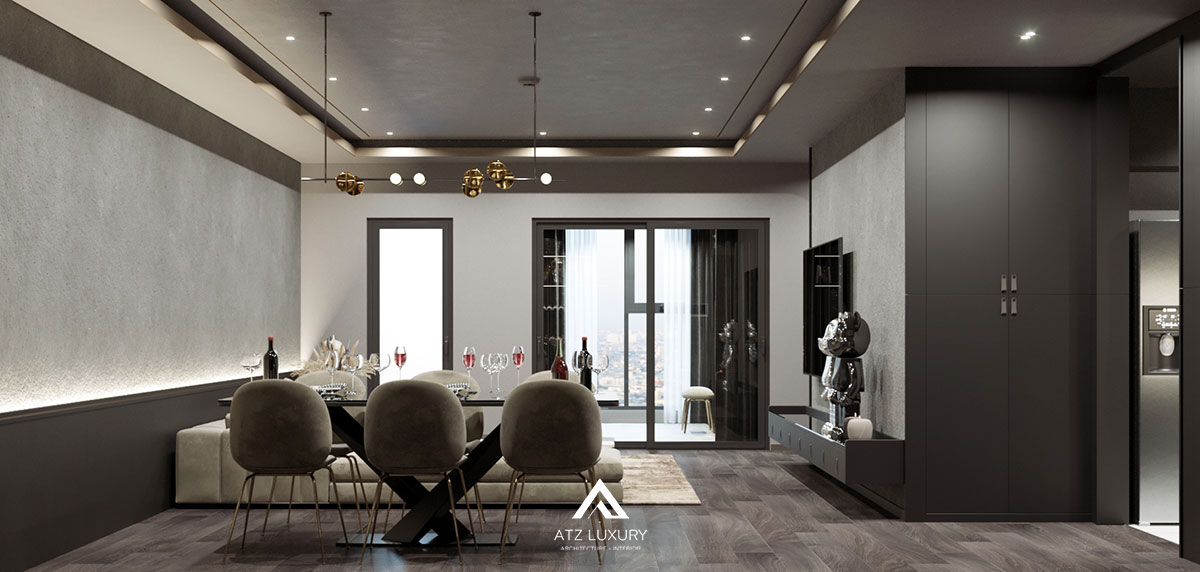 Thiết kế nội thất chung cư King Palace căn 94m2