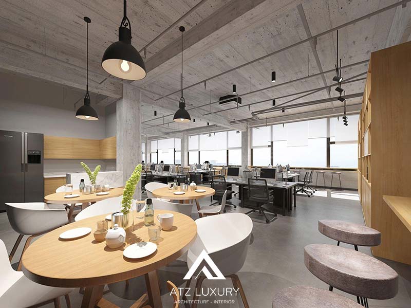 khong gian van phong dep