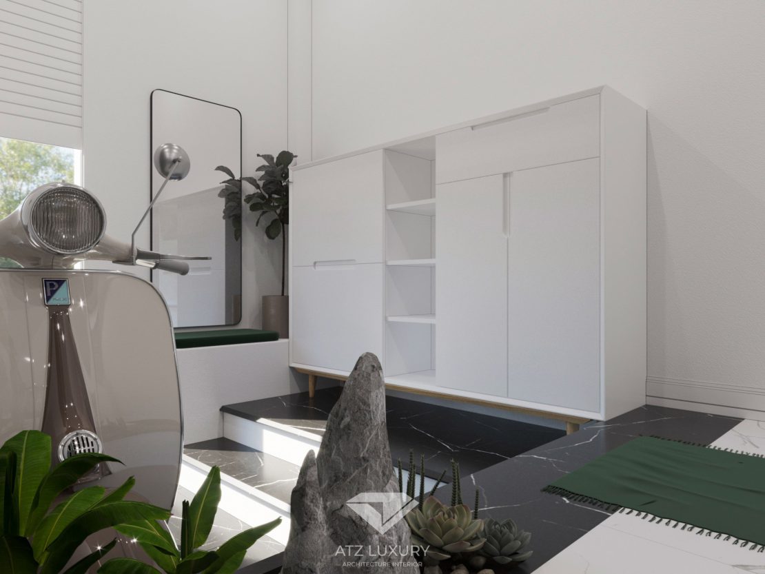 thiết kế nội thất nhà phố 5 tầng 30m2