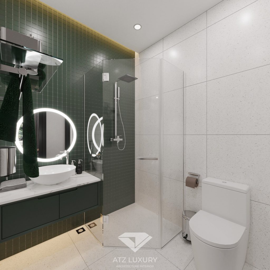 thiết kế nội thất phòng ngủ nhà 5 tầng 30m2