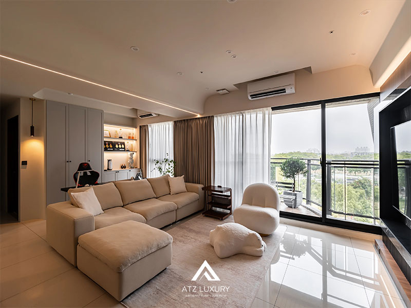 Thiết kế nội thất chung cư 95m2 đẹp mãn nhãn với phong cách Modern Luxury插图1 Thiết kế nội thất chung cư 95m2 đẹp mãn nhãn với phong cách Modern Luxury