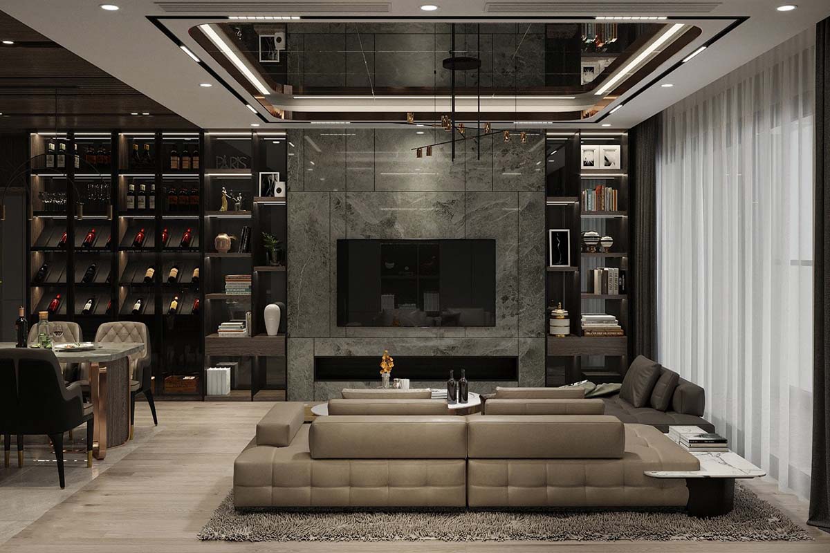 Mẫu nội thất căn hộ 100m2 tại Chelsea Residences