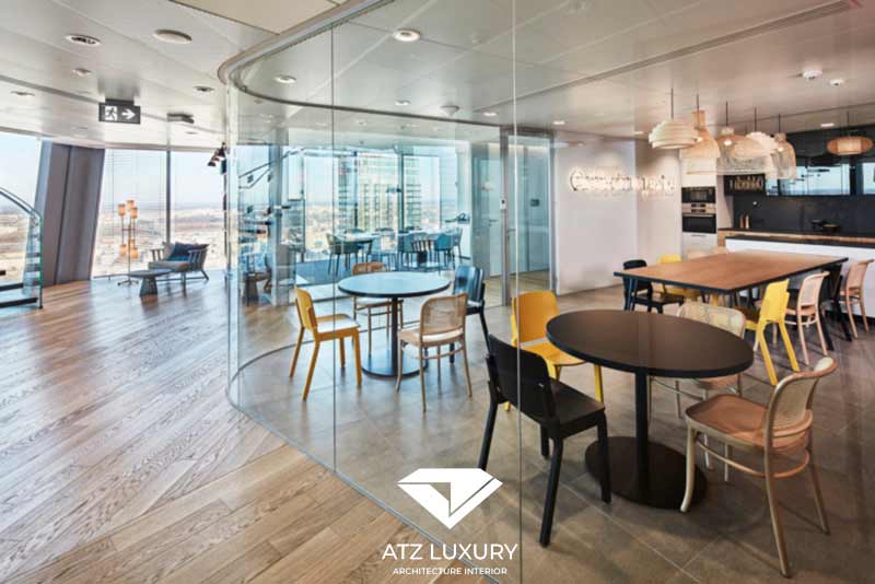 thiết kế văn phòng luật sư phong cách mở