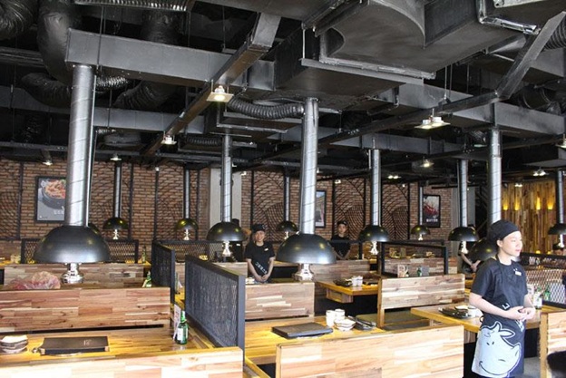 Mẫu thiết kế nhà hàng buffet bình dân đẹp