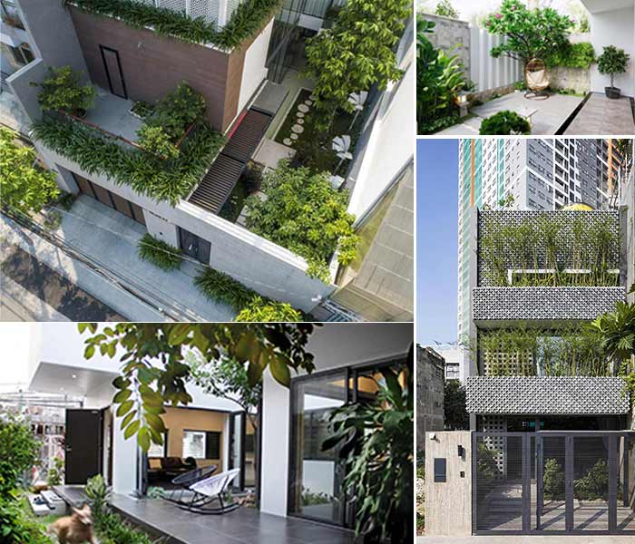Top 50 mẫu sân nhà phố đẹp hiện đại nhất