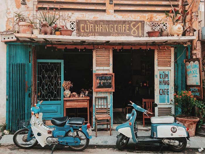 Quán cafe phong cách Vintage