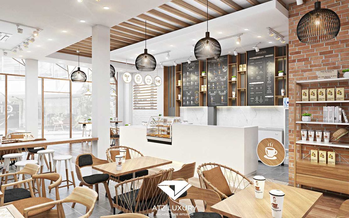 #5 Mẫu thiết kế quán cafe gác lửng phong cách cổ xưa