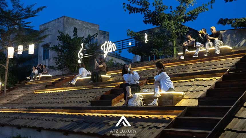 những mẫu thiết kế quán cafe acoustic đẹp