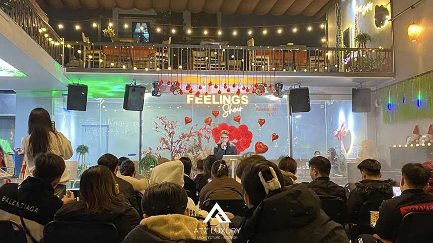 những mẫu thiết kế quán cafe acoustic đẹp