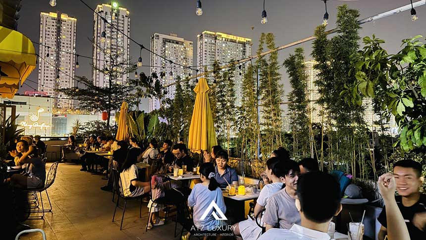 những mẫu thiết kế quán cafe acoustic đẹp