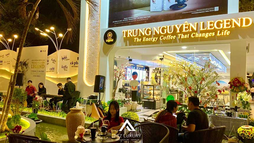 những mẫu thiết kế quán cafe acoustic đẹp
