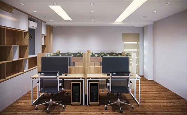 mẫu thiết kế văn phòng 40m2 đẹp, độc đáo