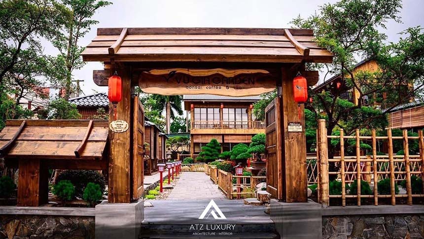 các mẫu quán cafe cá Koi đẹp lung linh