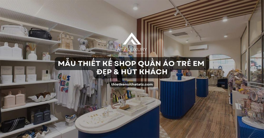 mau thiet ke shop quan ao tre em