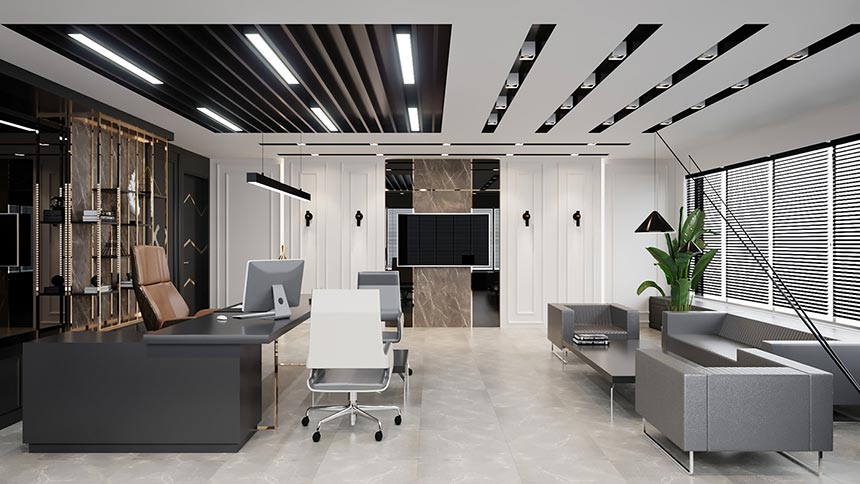 thiết kế nội thất văn phòng công ty cao cấp ATZ LUXURY