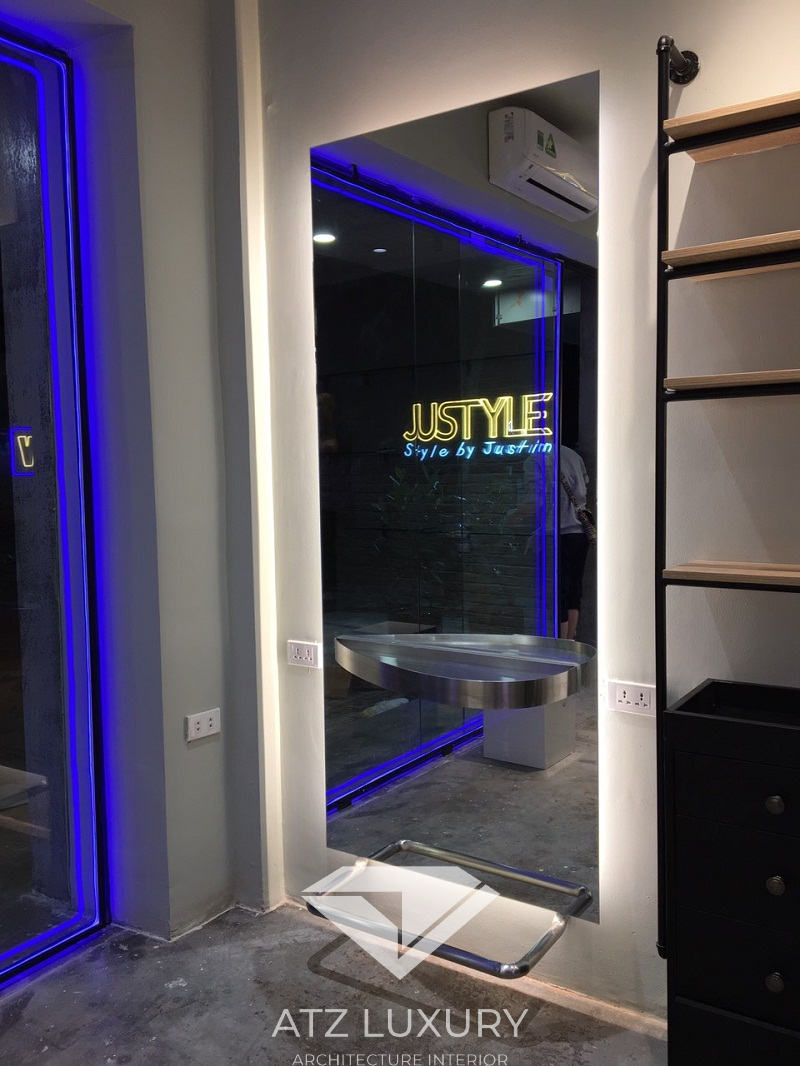 Thiết kế thi công tiệm tóc giả Justyle Hòa Mã Hà Nội
