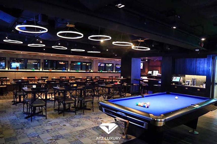 Mẫu thiết kế quán cà phê bida bình dân