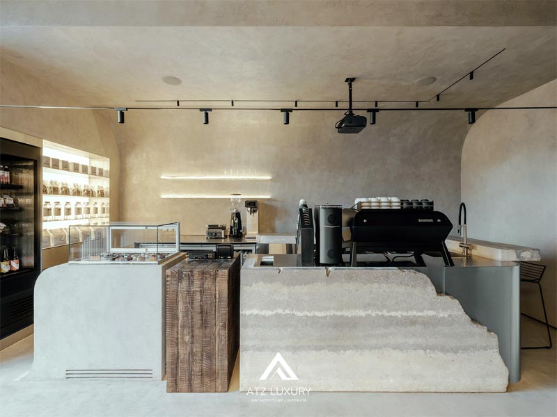 thiet ke quan cafe phong cach cong nghiep