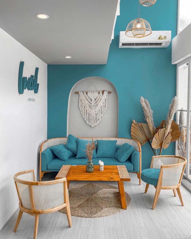 Thiết kế quán cafe phong cách Địa Trung Hải