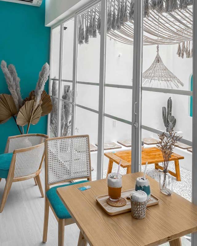 Thiết kế quán cafe phong cách Địa Trung Hải