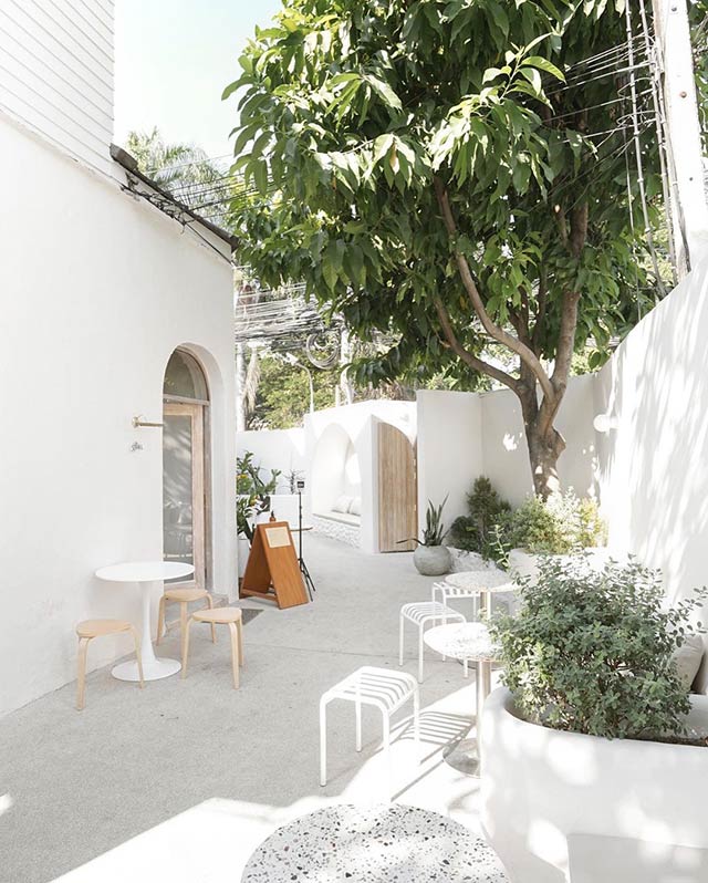 Thiết kế quán cafe phong cách Địa Trung Hải