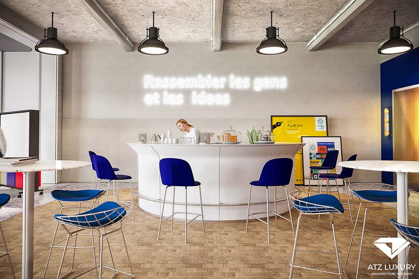 ý tưởng thiết kế Coworking Space