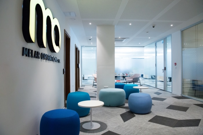 Ý tưởng thiết kế văn phòng color block