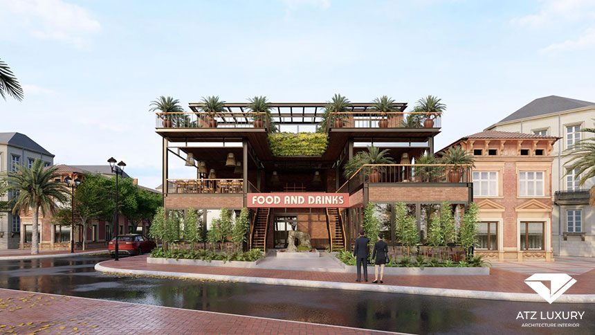 quán cafe tiền chế