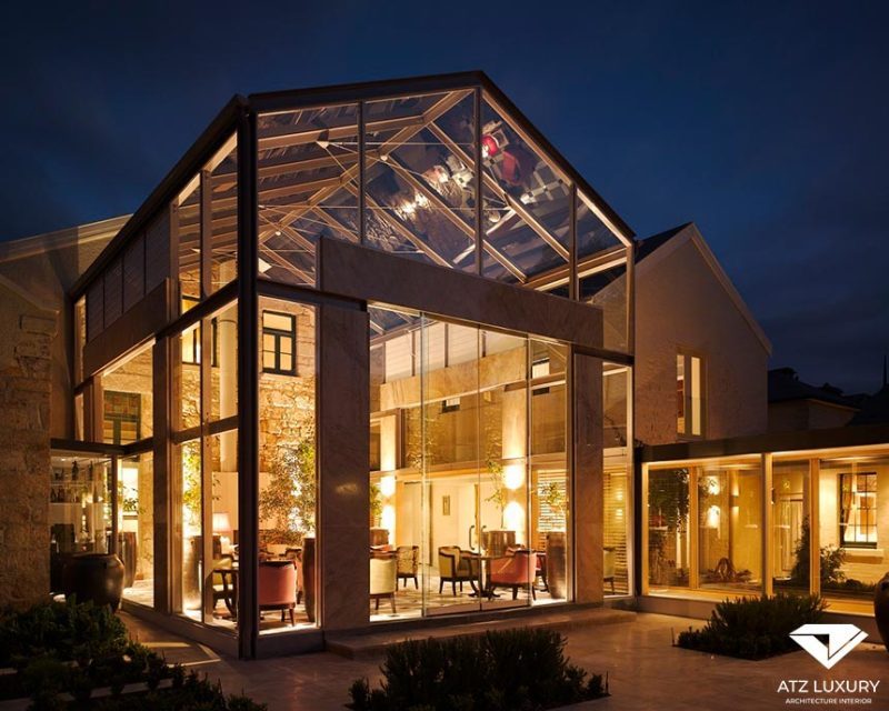 xây quán cà phê tiền chế