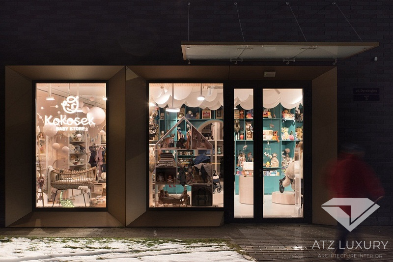 thiết kế shop trẻ em