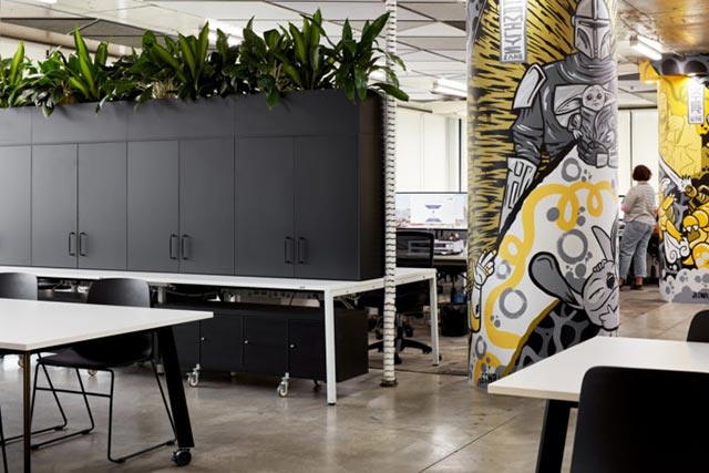 Mẫu văn phòng quảng cáo đẹp sáng tạo