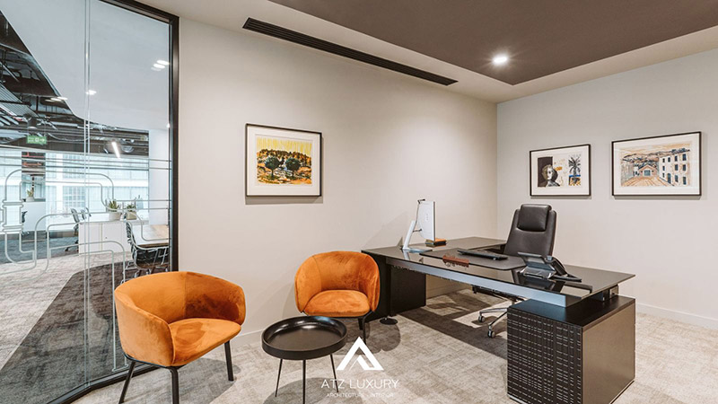 logistics office interior design