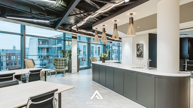 logistics office interior design