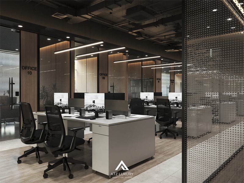 mau sac trong thiet ke van phong 10