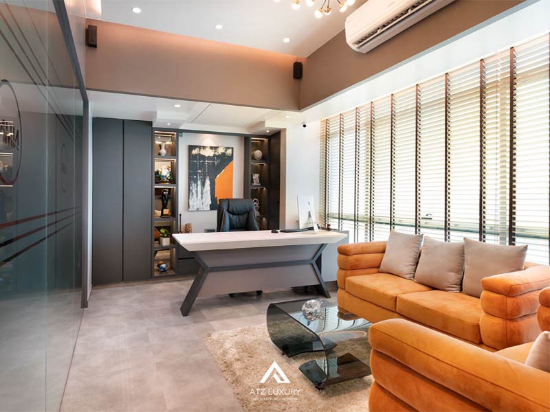 mau sac trong thiet ke van phong 4