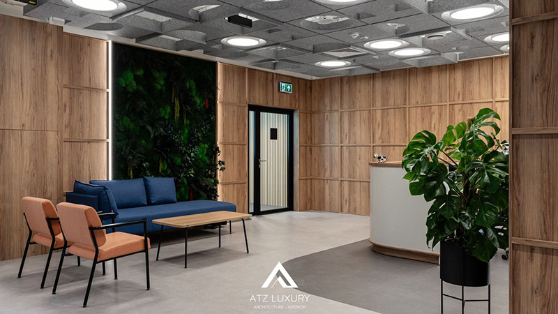 mẫu thiết kế văn phòng công ty logistics đẹp