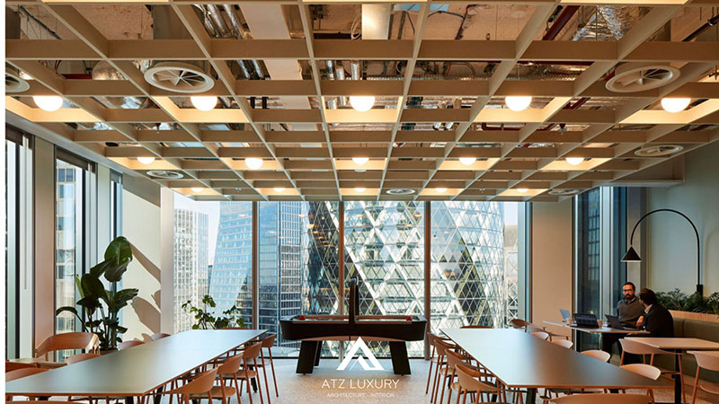 mẫu thiết kế văn phòng công ty logistics