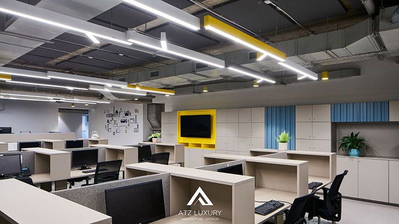 mẫu thiết kế văn phòng logistics