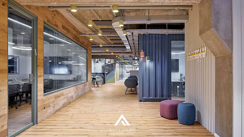 mẫu thiết kế văn phòng logistics