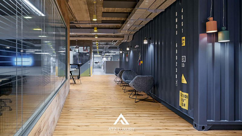 mẫu thiết kế văn phòng logistics