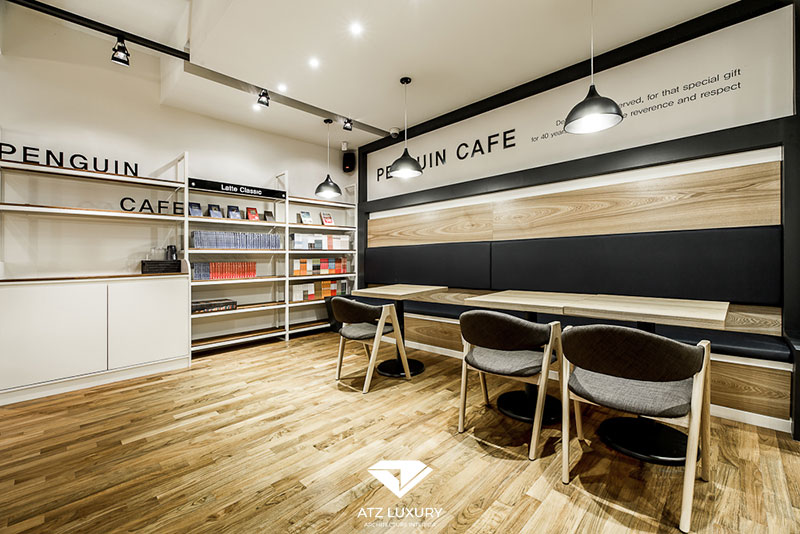 thiết kế quán cafe sách đẹp
