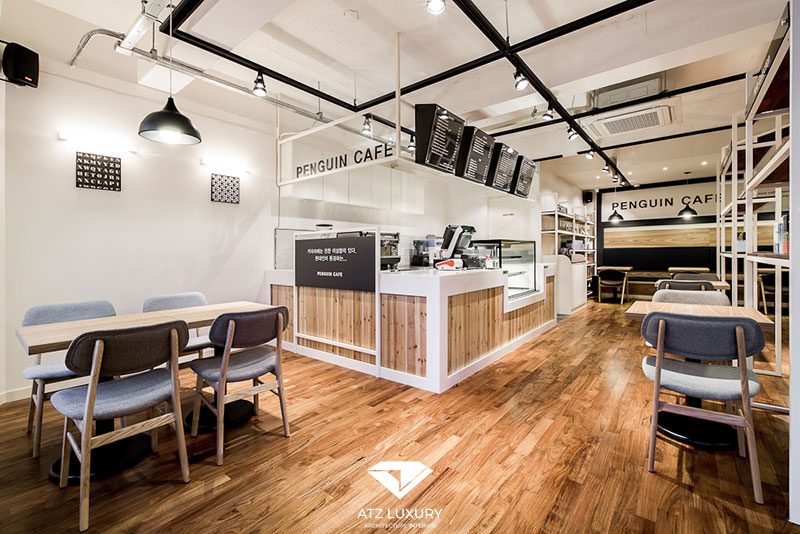 thiết kế quán cafe sách đẹp