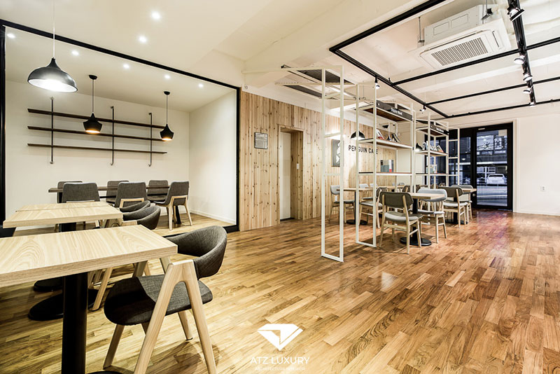 thiết kế quán cafe sách đẹp