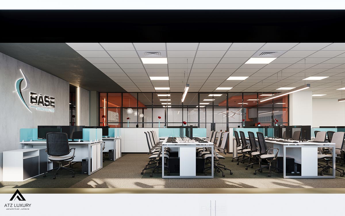 Thiết kế nội thất văn phòng công ty BASEBS 315m2