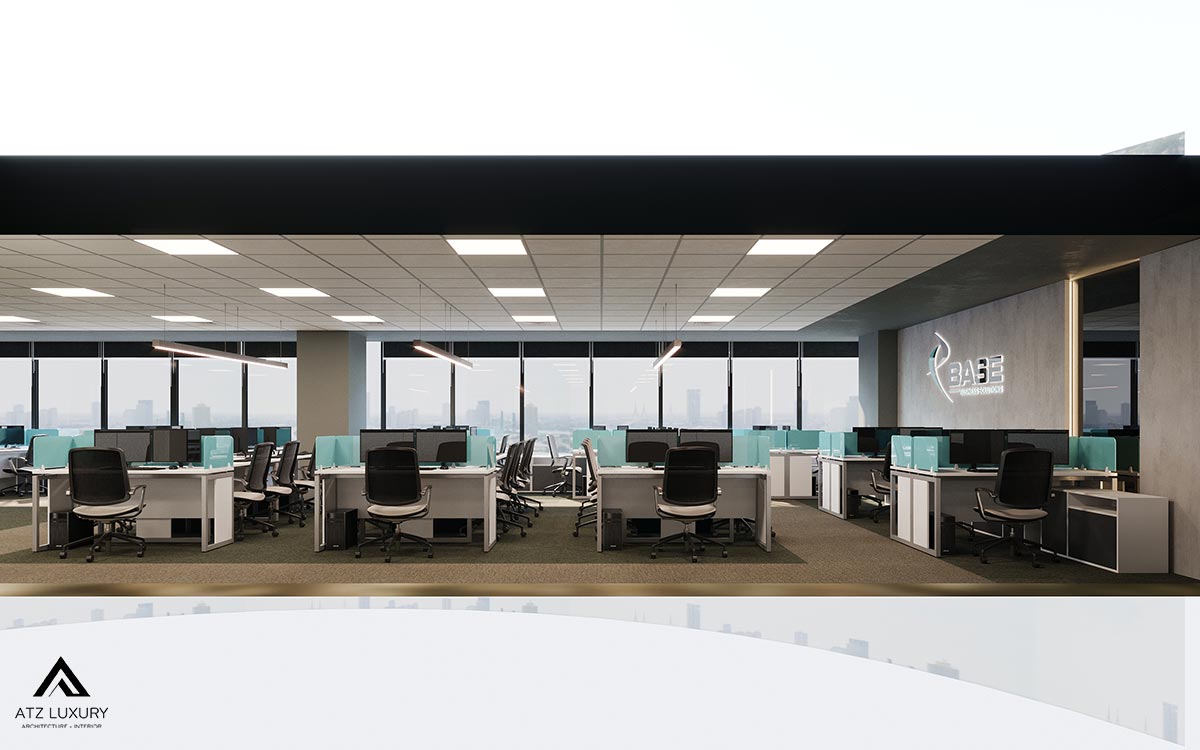 Thiết kế nội thất văn phòng công ty BASEBS 315m2