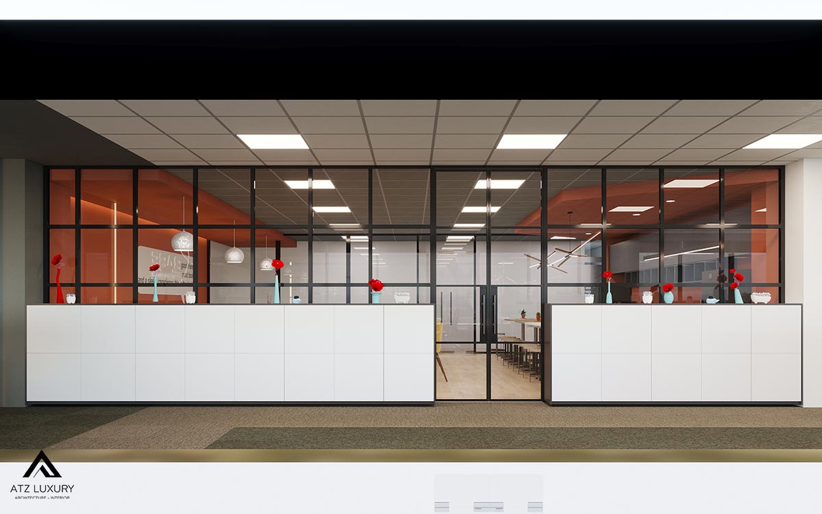 Thiết kế nội thất văn phòng công ty BASEBS 315m2