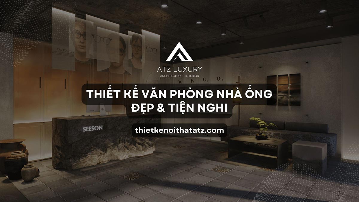 nội thất văn phòng nhà ống