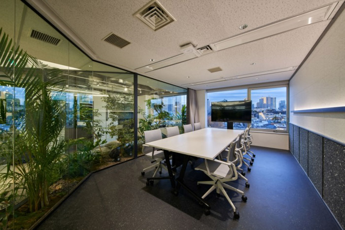 Không gian xanh tao điểm nhấn cho phòng họp làm giảm sự căng thẳng trong các buổi họp